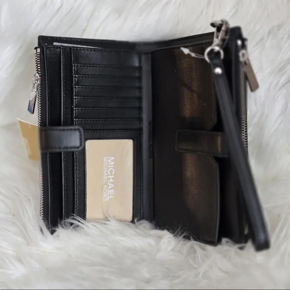 Michael Kors Black Monogram Clutch - Picture 3 of 3